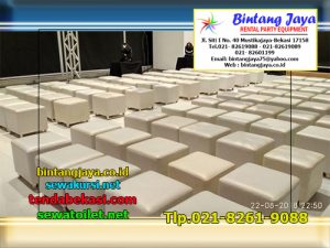 Kursi Puff Kaki Stainless Keren Siap Disewakan Di Jabodetabek