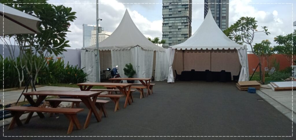 Jasa Penyewaan Tenda Kerucut Event Pancoran
