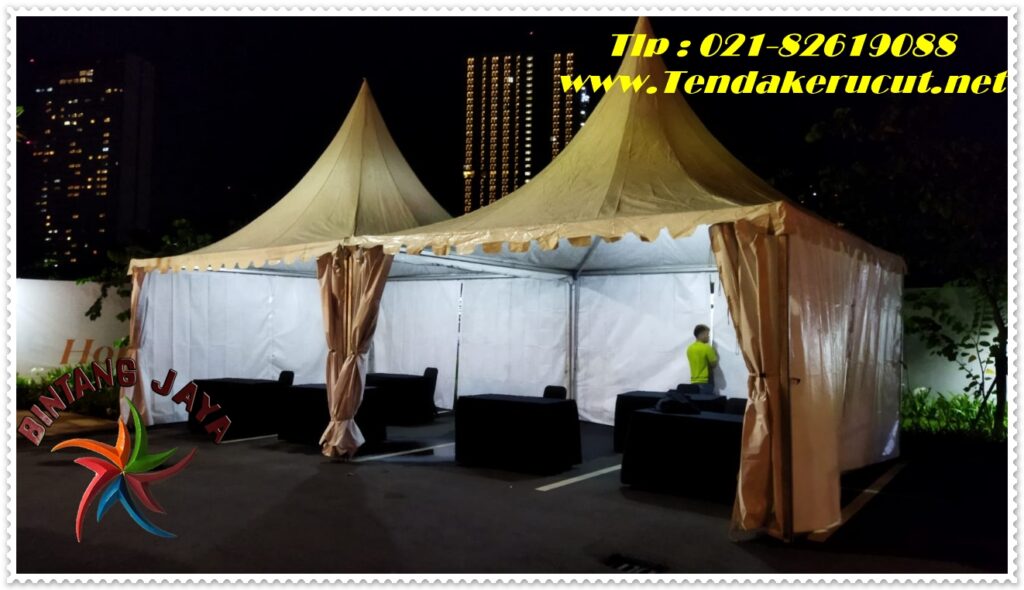 Persewaan Tenda Kerucut Sarnafil Event Bazar Ramadhan Bogor