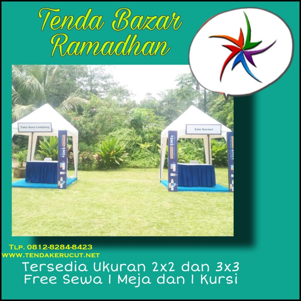 Sewa tenda bazar spesial ramadhan 2022