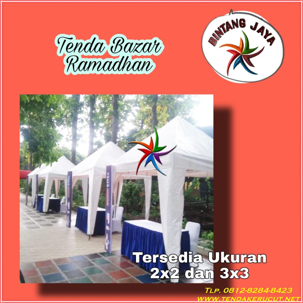 Sewa tenda bazar spesial ramadhan 2022