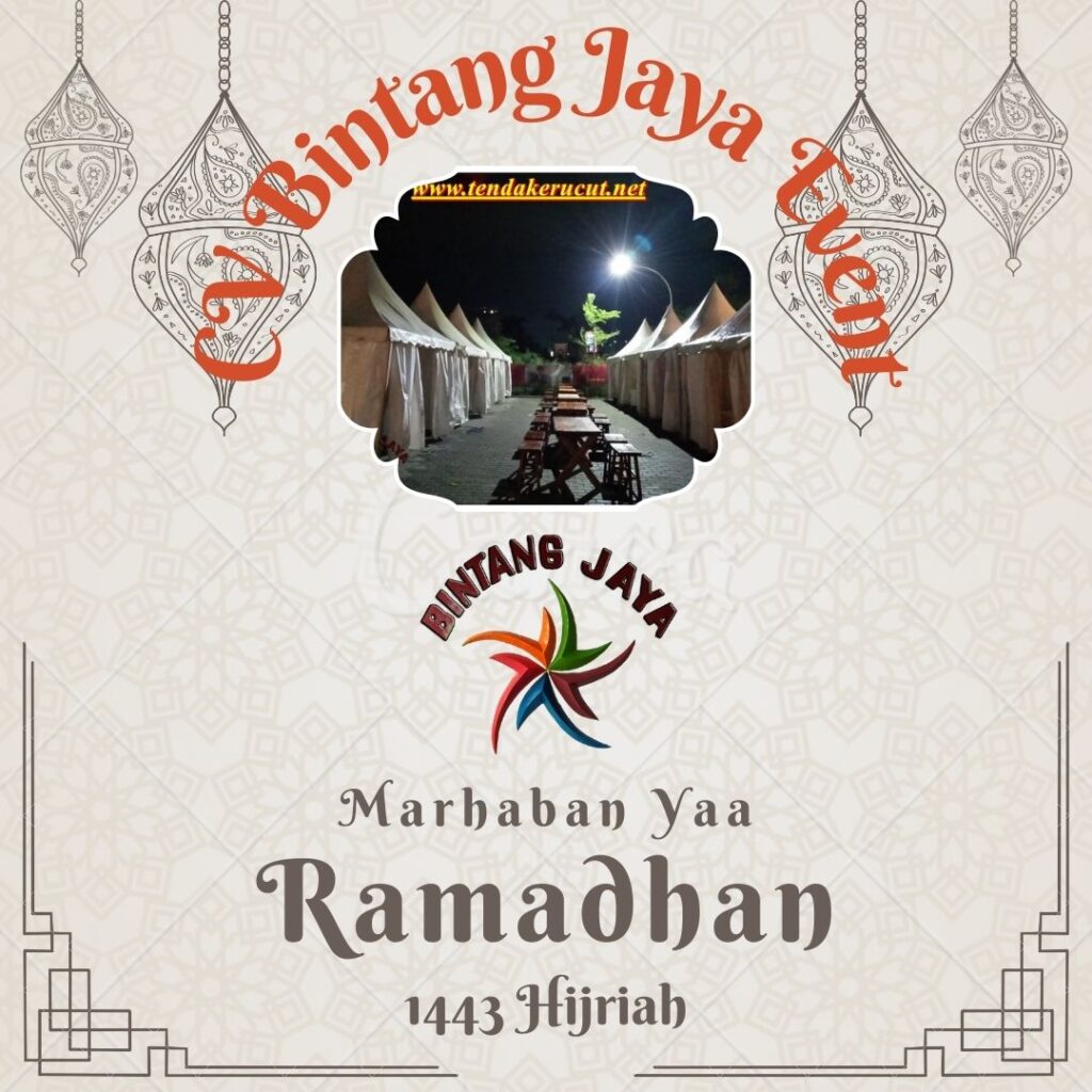 Sewa Tenda Kerucut Untuk Fest Food Bazar Ngabuburit Ramadhan 2022 Jakarta
