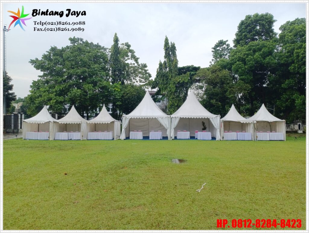 Tenda Kerucut 3x3 5x5 Meter Sewa Paling Murah