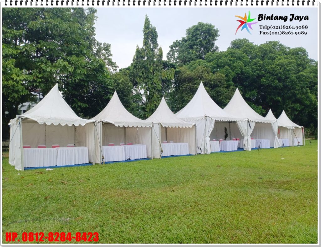 Tenda Kerucut 3x3 5x5 Meter Sewa Paling Murah