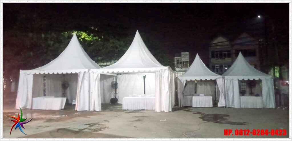 Tenda Kerucut 3x3 5x5 Meter Sewa Paling Murah
