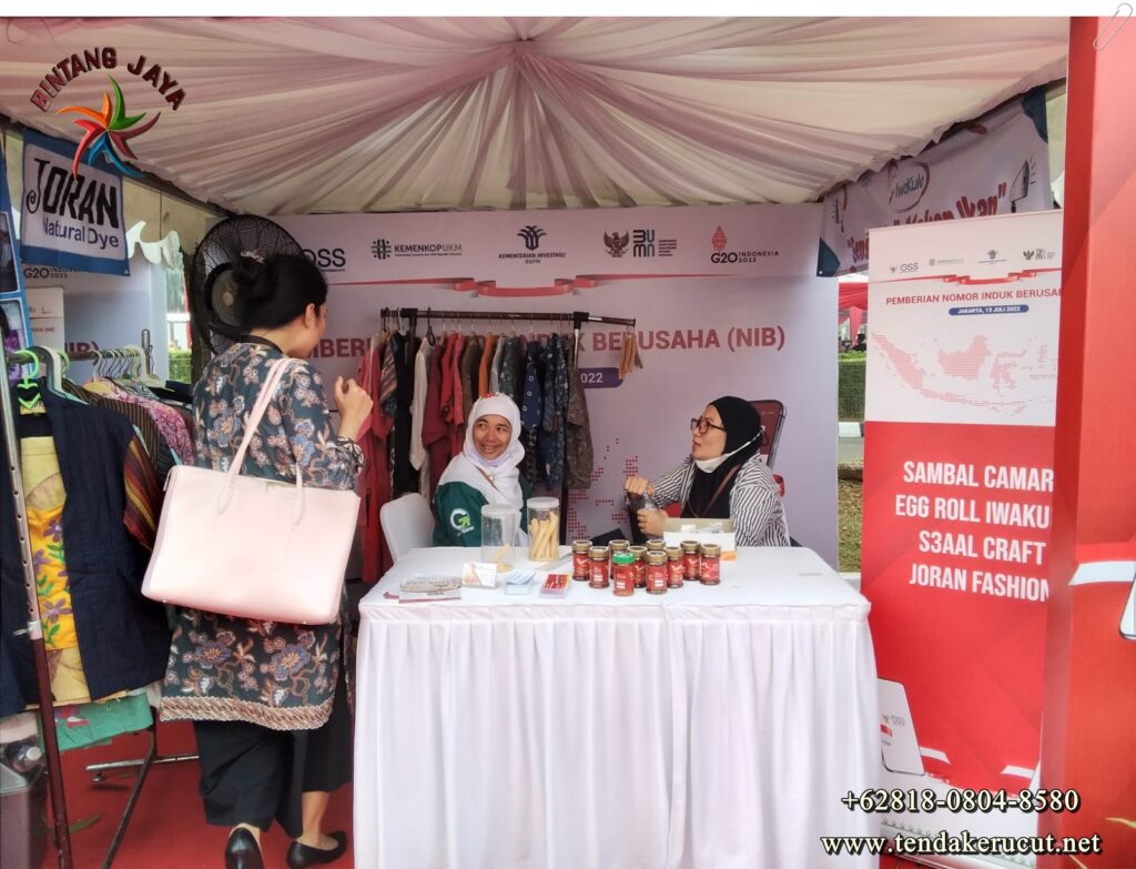 Sewa Tenda Bazar Stand Jualan Daerah Ibu Kota Jakarta