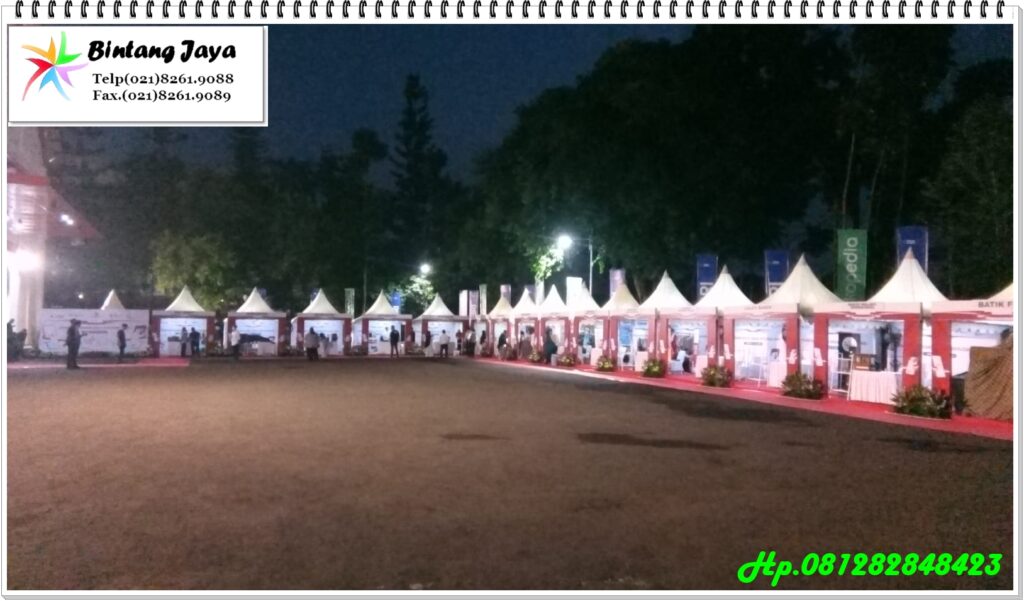 Persewaan Tenda Sarnafil Kerucut Event Festival Bazar Dan Pameran