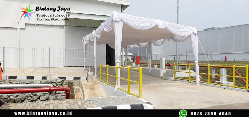 Sewa Tenda Serut Acara Perusahaan Cikarang Bekasi berkualitas