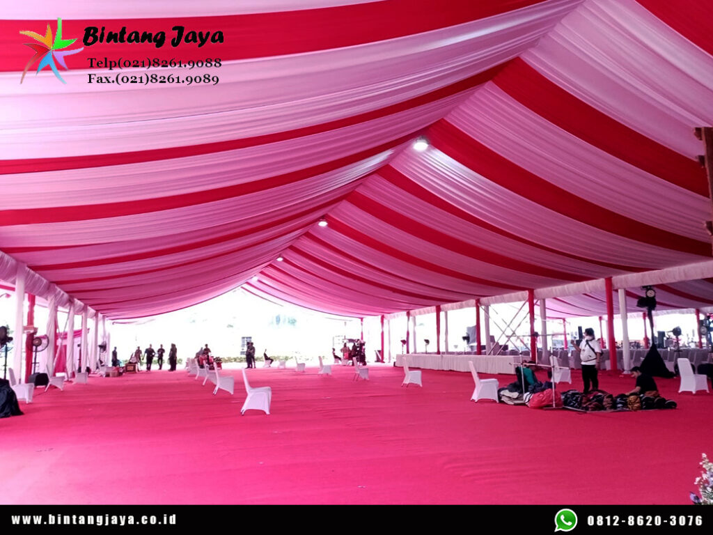 Jasa Sewa Tenda Roder Merah Putih Tema Kemerdekaan Jakarta Promo HUT RI 17