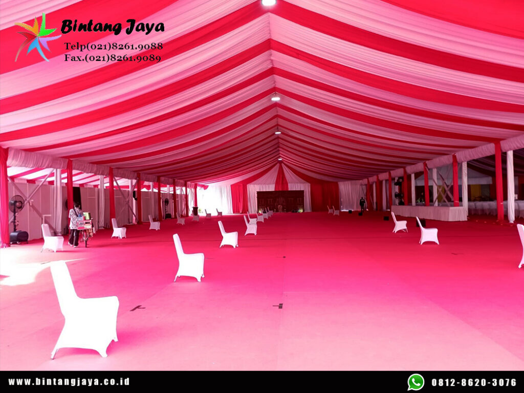Jasa Sewa Tenda Roder Merah Putih Tema Kemerdekaan Jakarta Promo HUT RI 17
