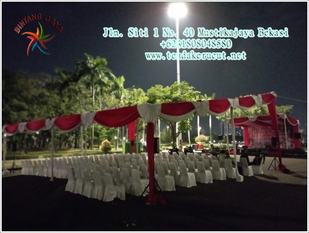 Sewa Tenda Dekorasi Serut Harga Murah Tersedia Di Tangerang