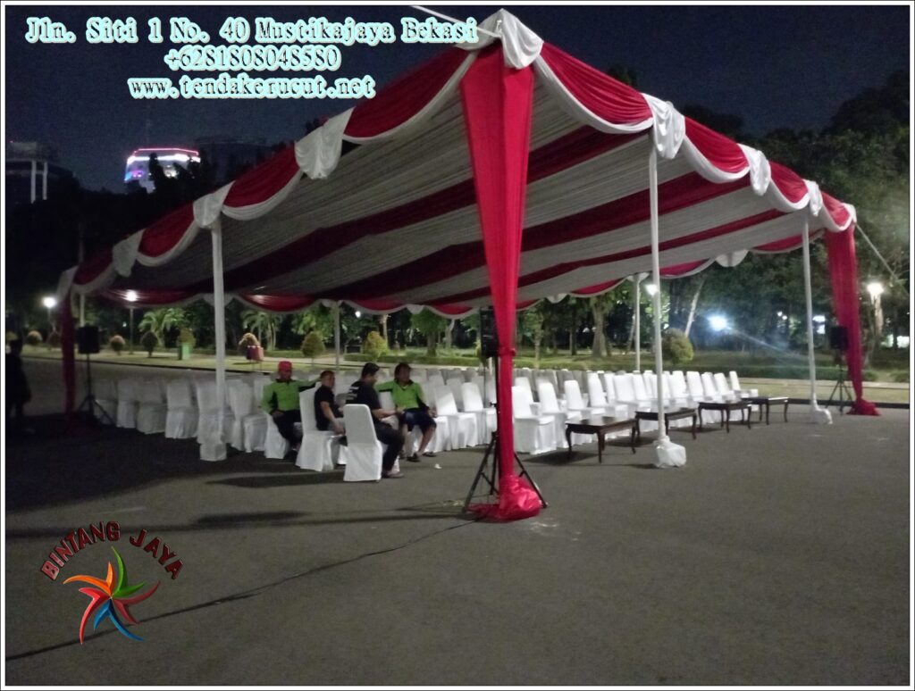 Sewa Tenda Dekorasi Serut Harga Murah Tersedia Di Tangerang