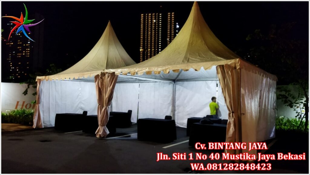 Sewa Tenda Kerucut Ukuran 5x5 Meter Jakarta Pusat