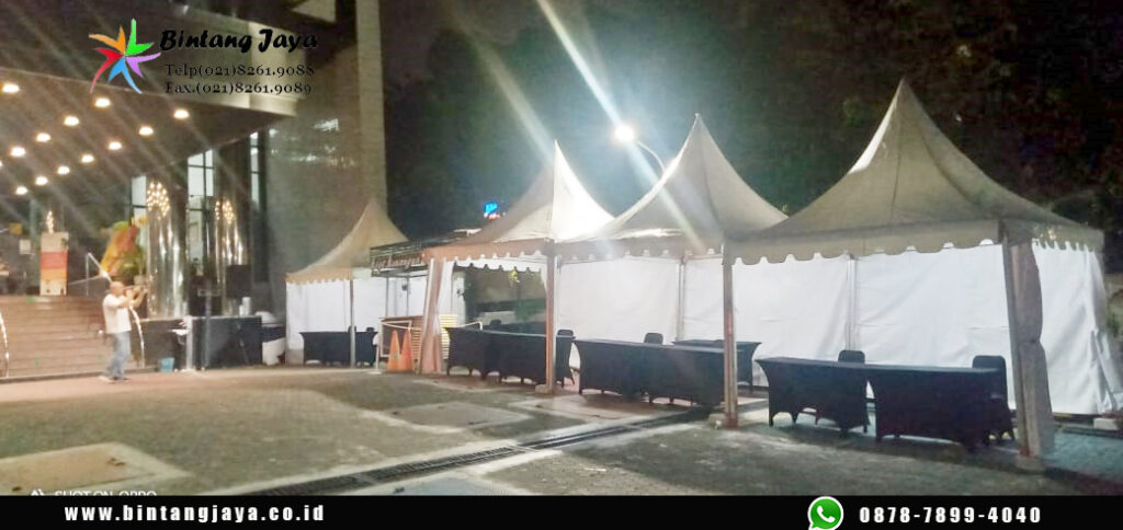 Persewaan tenda kerucut Original murah Citeureup Bogor