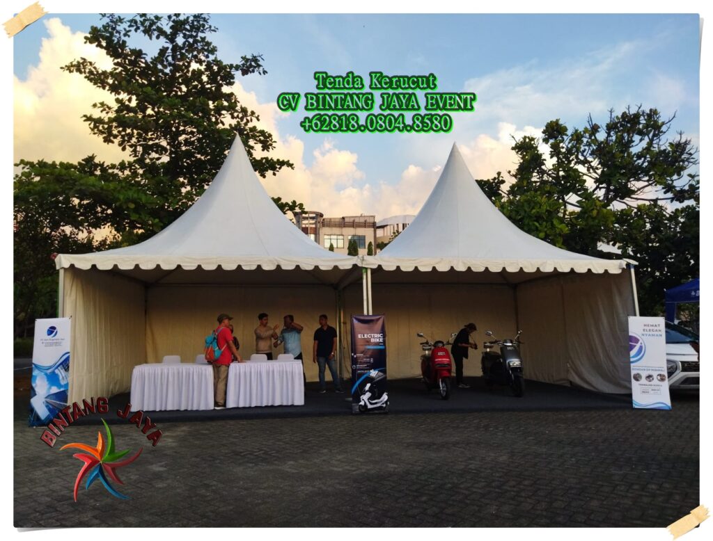 Sewa Tenda Stand Kerucut Kemayoran Jakarta Pusat