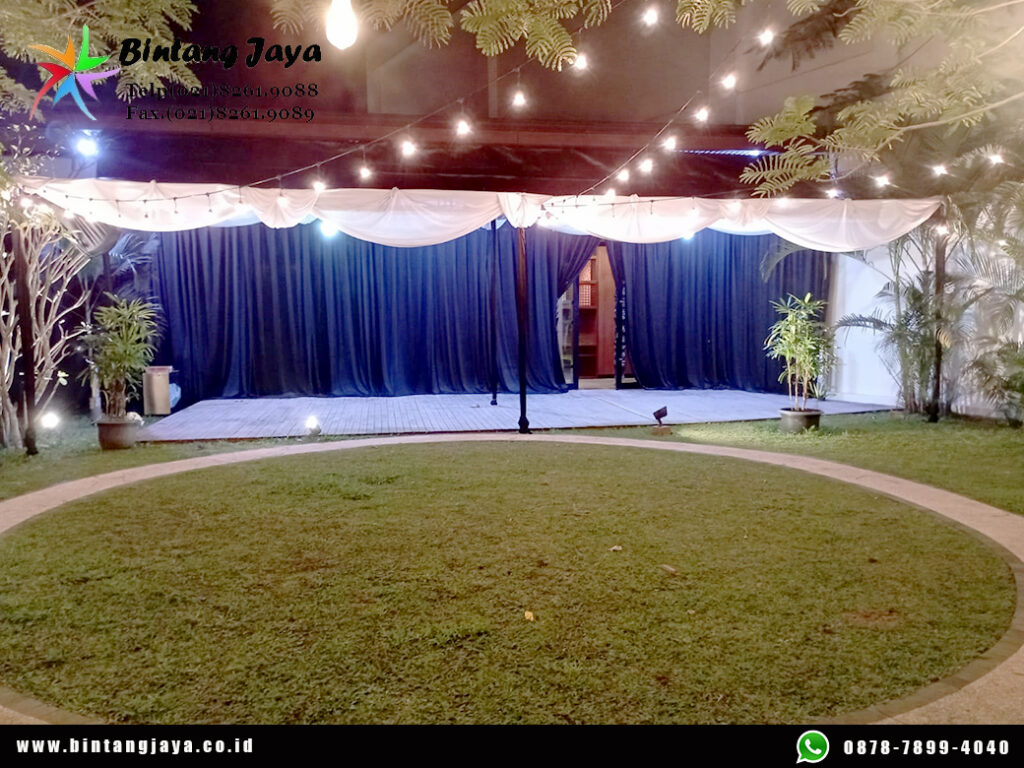 Pusat rental tenda dekor serut event Depok Murah