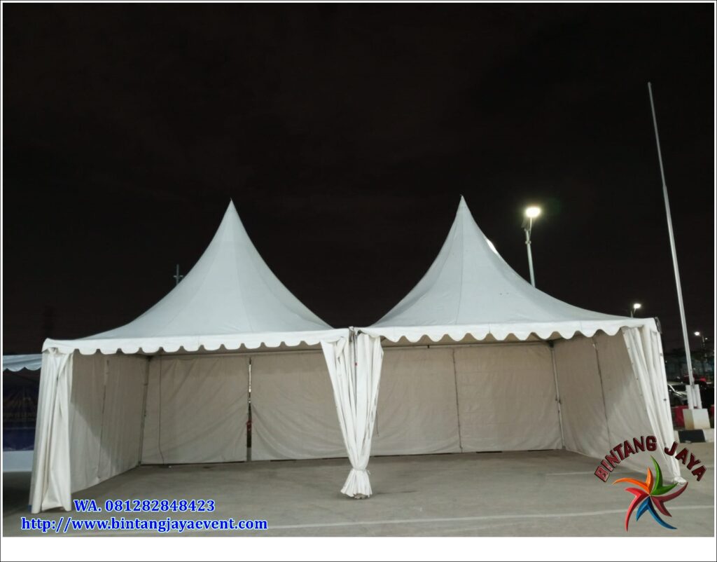 Jasa Penyewaan Tenda Kerucut Minimalis Jakarta Pusat
