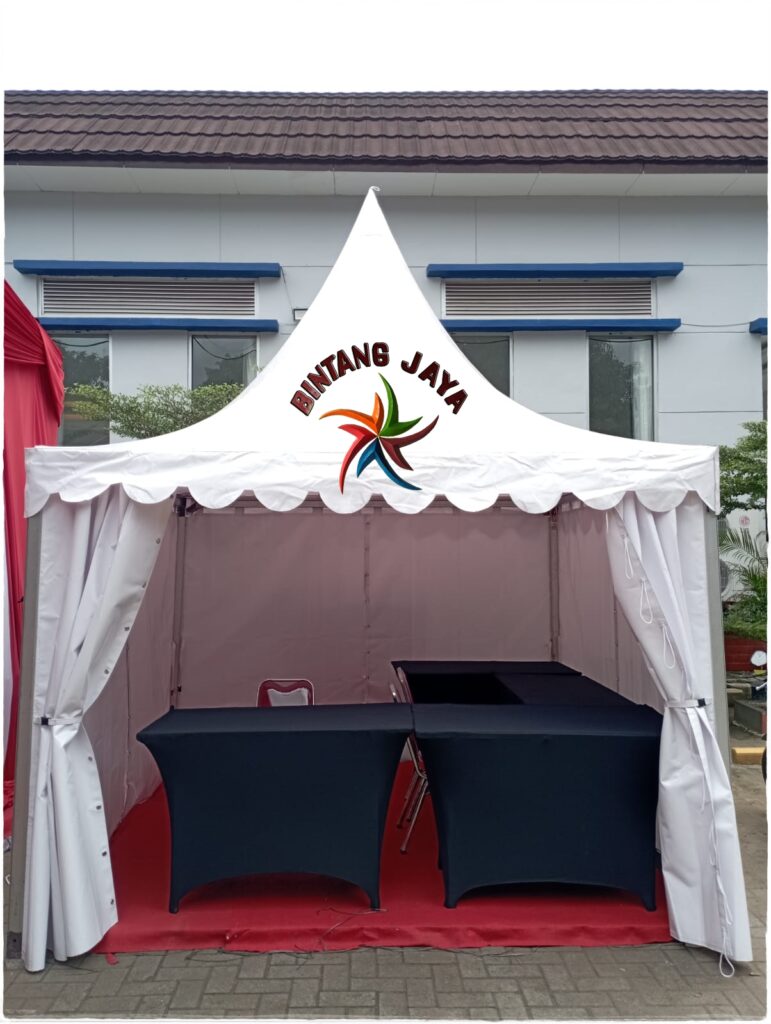 Jasa Penyewaan Tenda Kerucut Minimalis Jakarta Pusat