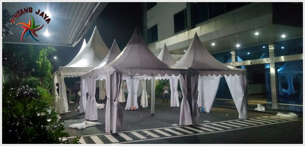 Jasa Penyewaan Tenda Kerucut Minimalis Jakarta Pusat