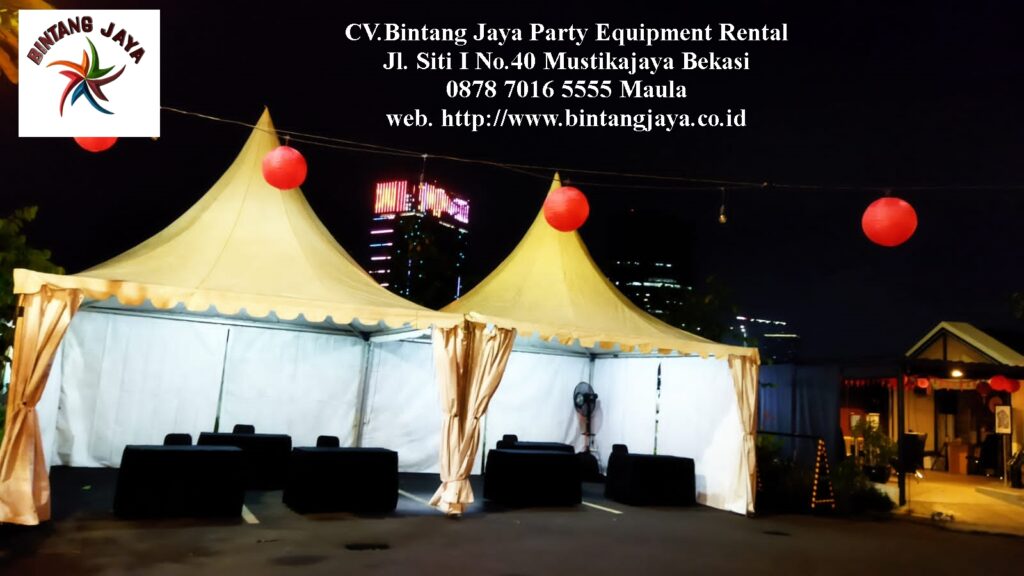 SEWA TENDA KERUCUT DI JAGAKARSA JAKSEL