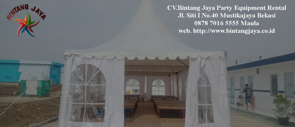 SEWA TENDA KERUCUT DI JAGAKARSA JAKSEL