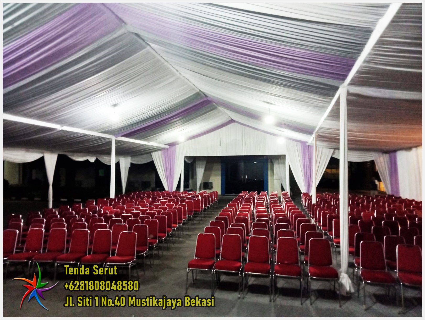 Sewa Tenda Konvensional Dekorasi Serut Di Cawang