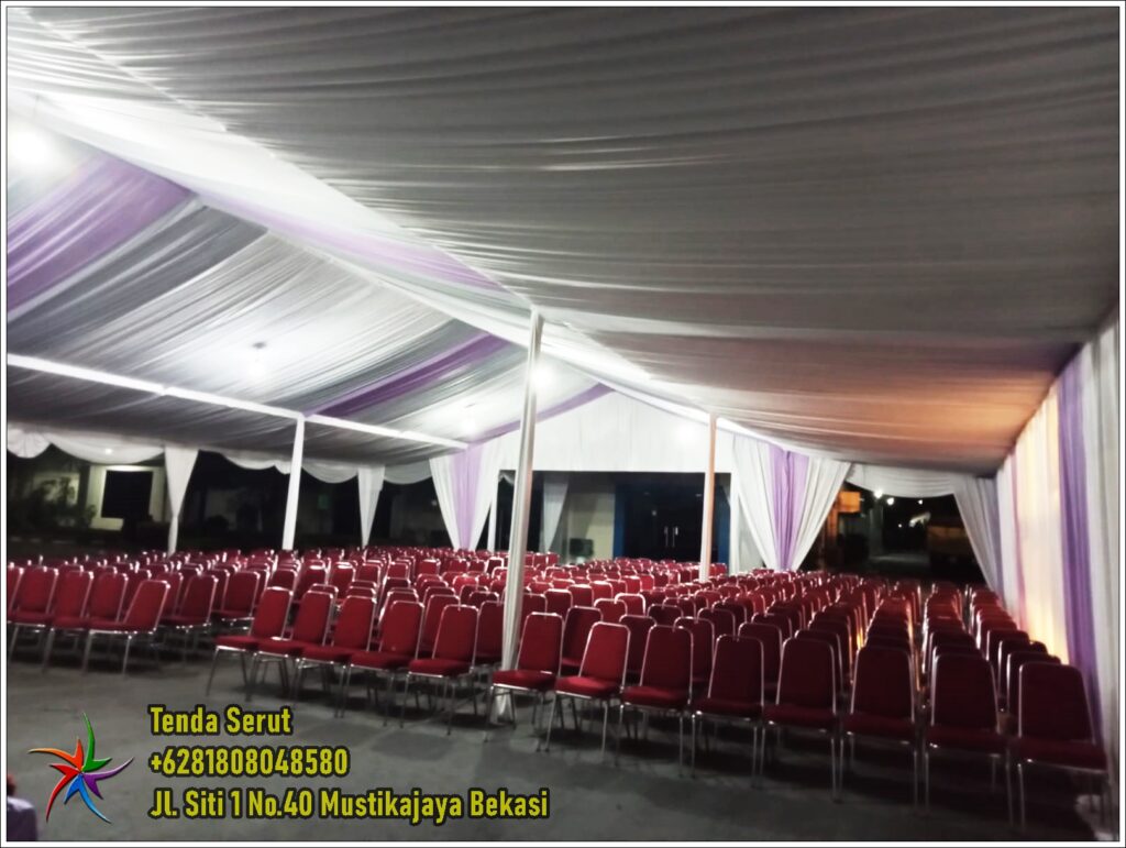 Sewa Tenda Konvensional Dekorasi Serut Di Cawang