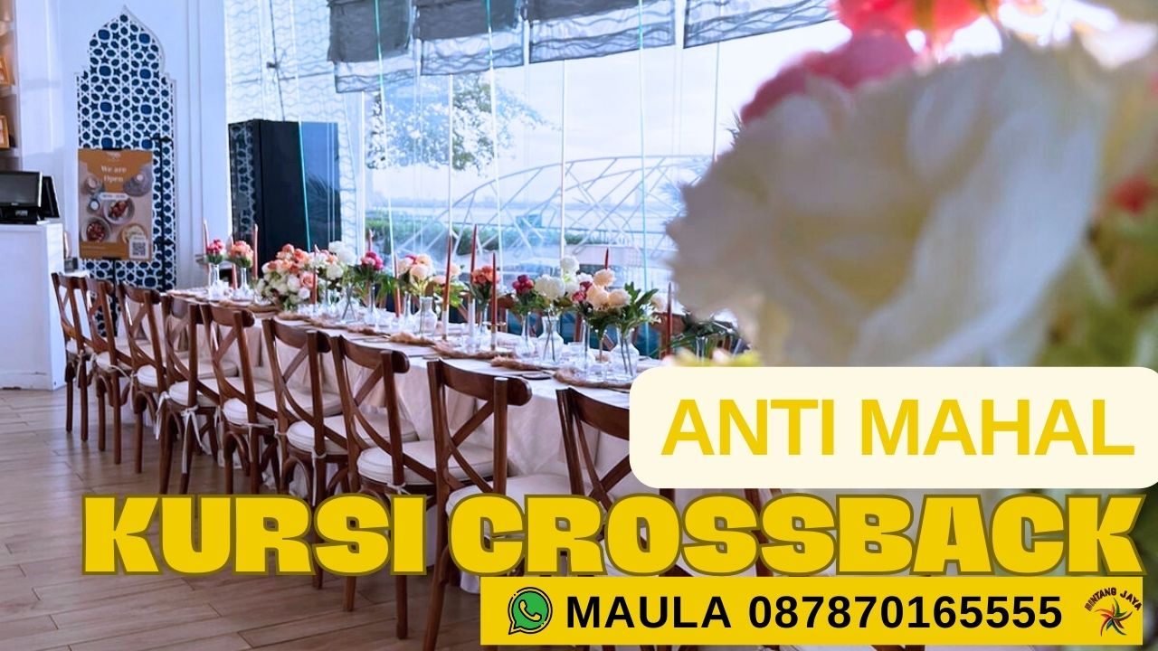 SEWA KURSI CROSSBACK BUSA EMPUK SEWA MURAH JAKARTA PUSAT