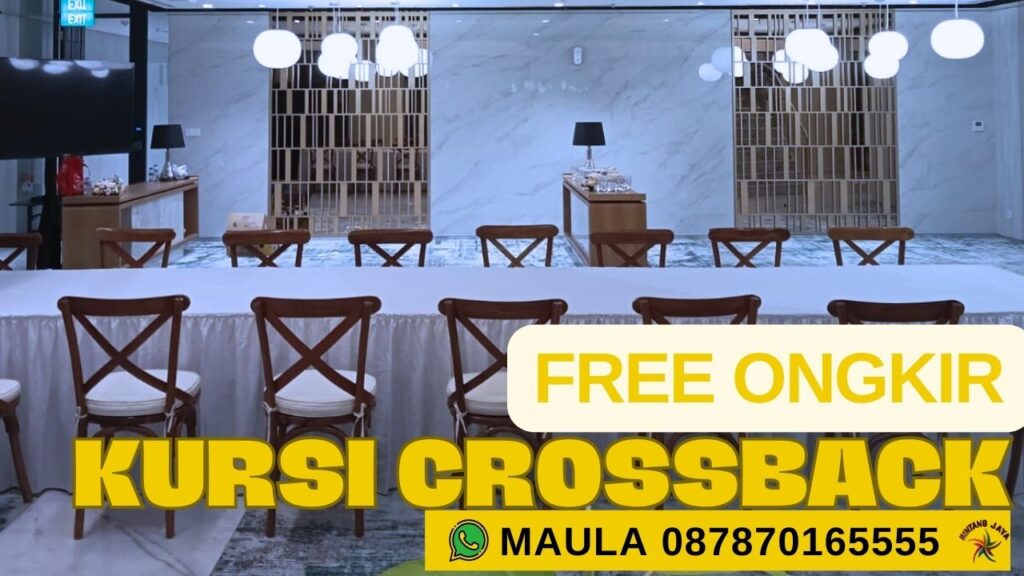 SEWA KURSI CROSSBACK BUSA EMPUK SEWA MURAH JAKARTA PUSAT