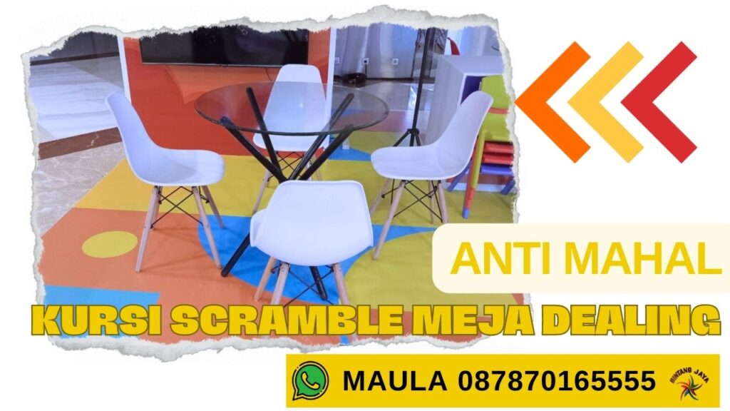 SEWA MEJA DEALING DAN KURSI SCRAMBLE EVENT SPESIAL AREA JABODETABEK