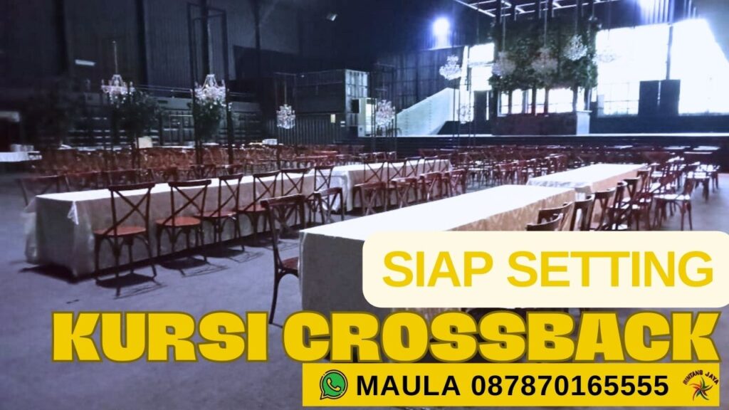 SEWA KURSI CROSSBACK BUSA EMPUK SEWA MURAH JAKARTA PUSAT