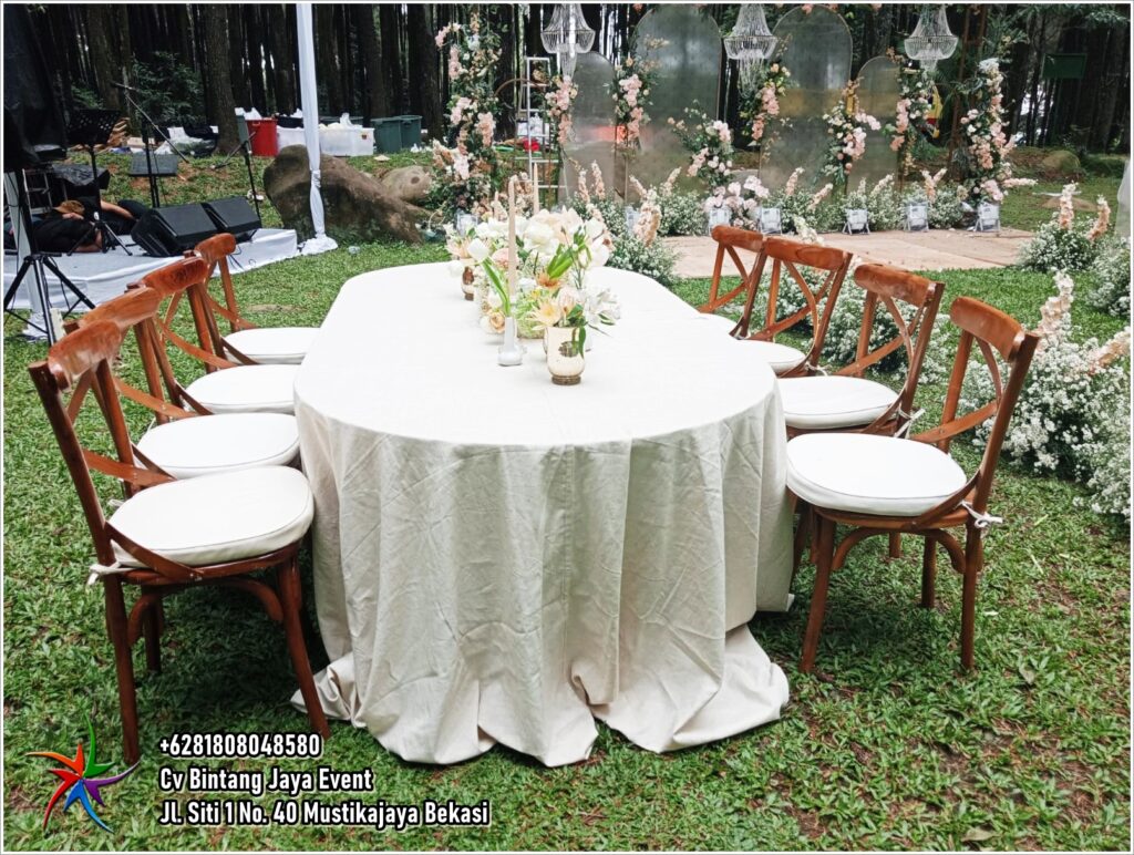 Sewa Kursi Silang Kayu Rawamangun Pulo Gadung Jakarta Timur