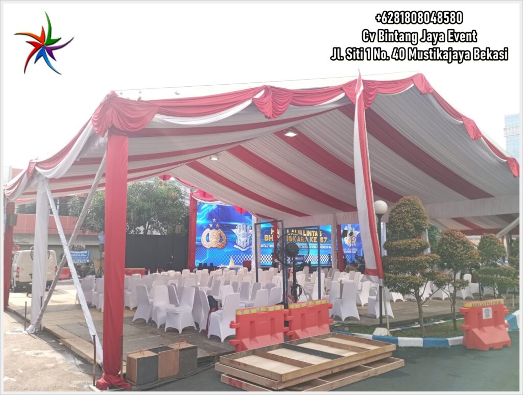 Sewa Tenda Nuansa Merah Putih Cempaka Putih Jakarta Pusat