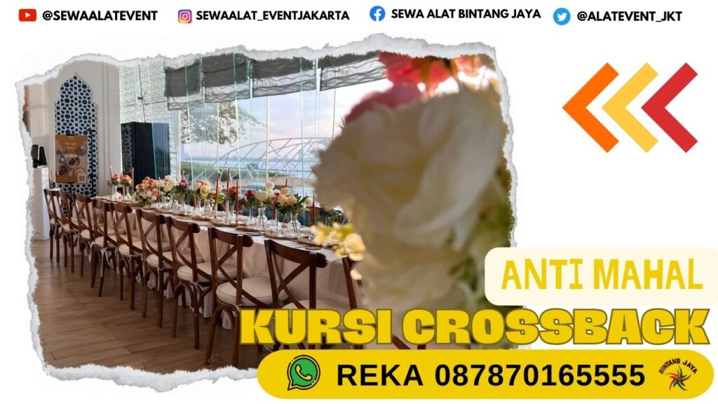 SEWA KURSI CROSSBACK DESAIN FUTURISTIK JATINEGARA JAKTIM
