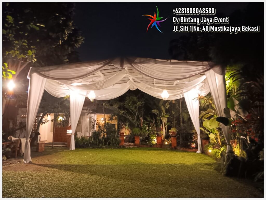 Sewa Tenda Hanggar Tanah Baru Beji Depok Murah Meriah