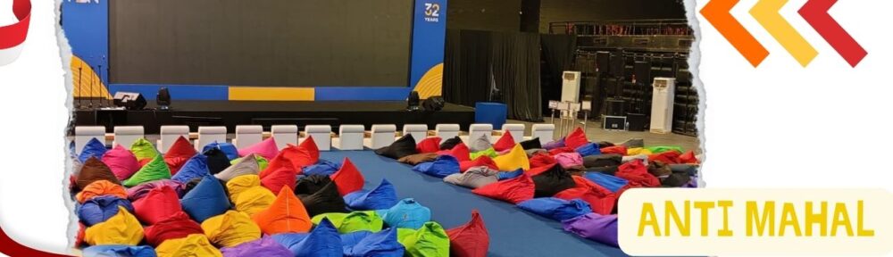 SEWA BEAN BAG EMPUK WARNA WARNI CIAMPEL KARAWANG