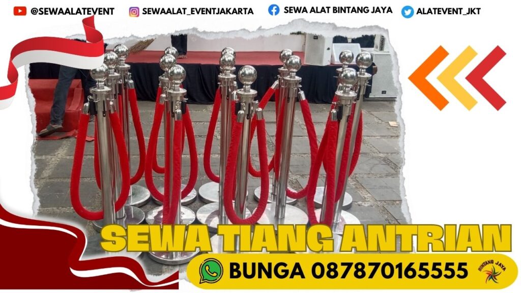 SEWA TIANG ANTRIAN SURYACIPTA SUBANG SMARTPOLITAN