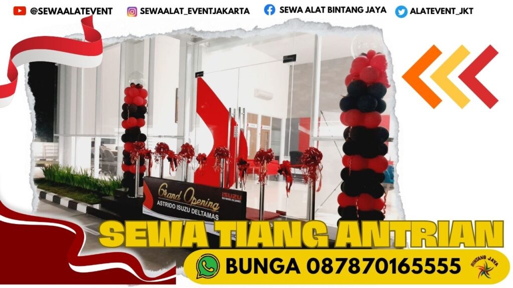 SEWA TIANG ANTRIAN SURYACIPTA SUBANG SMARTPOLITAN