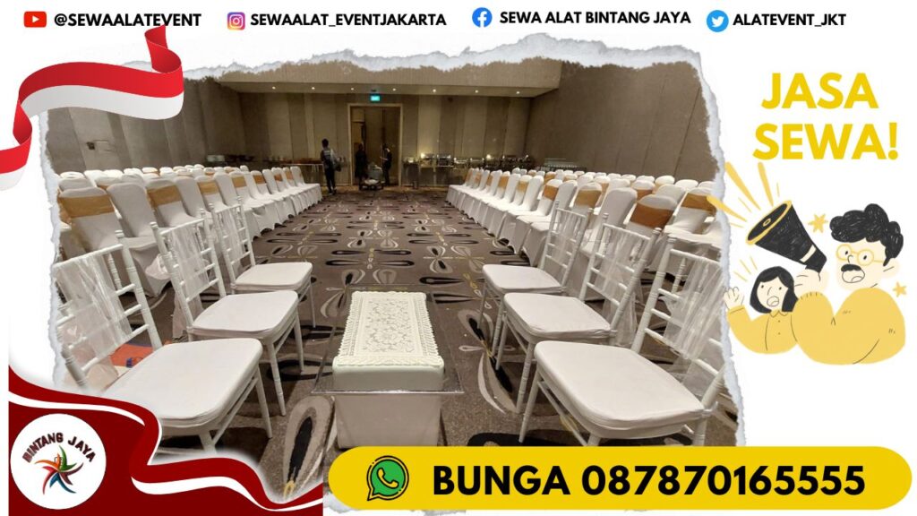 JASA SEWA KURSI TIFFANY PELAYANAN CEPAT TANGSEL 2024