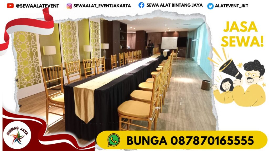 JASA SEWA KURSI TIFFANY PELAYANAN CEPAT TANGSEL 2024