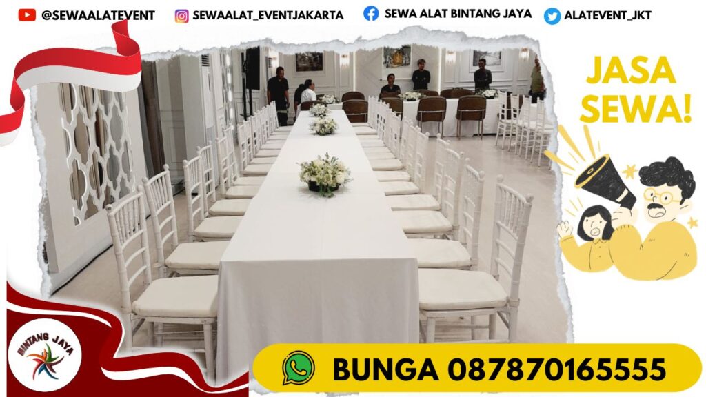 JASA SEWA KURSI TIFFANY PELAYANAN CEPAT TANGSEL 2024