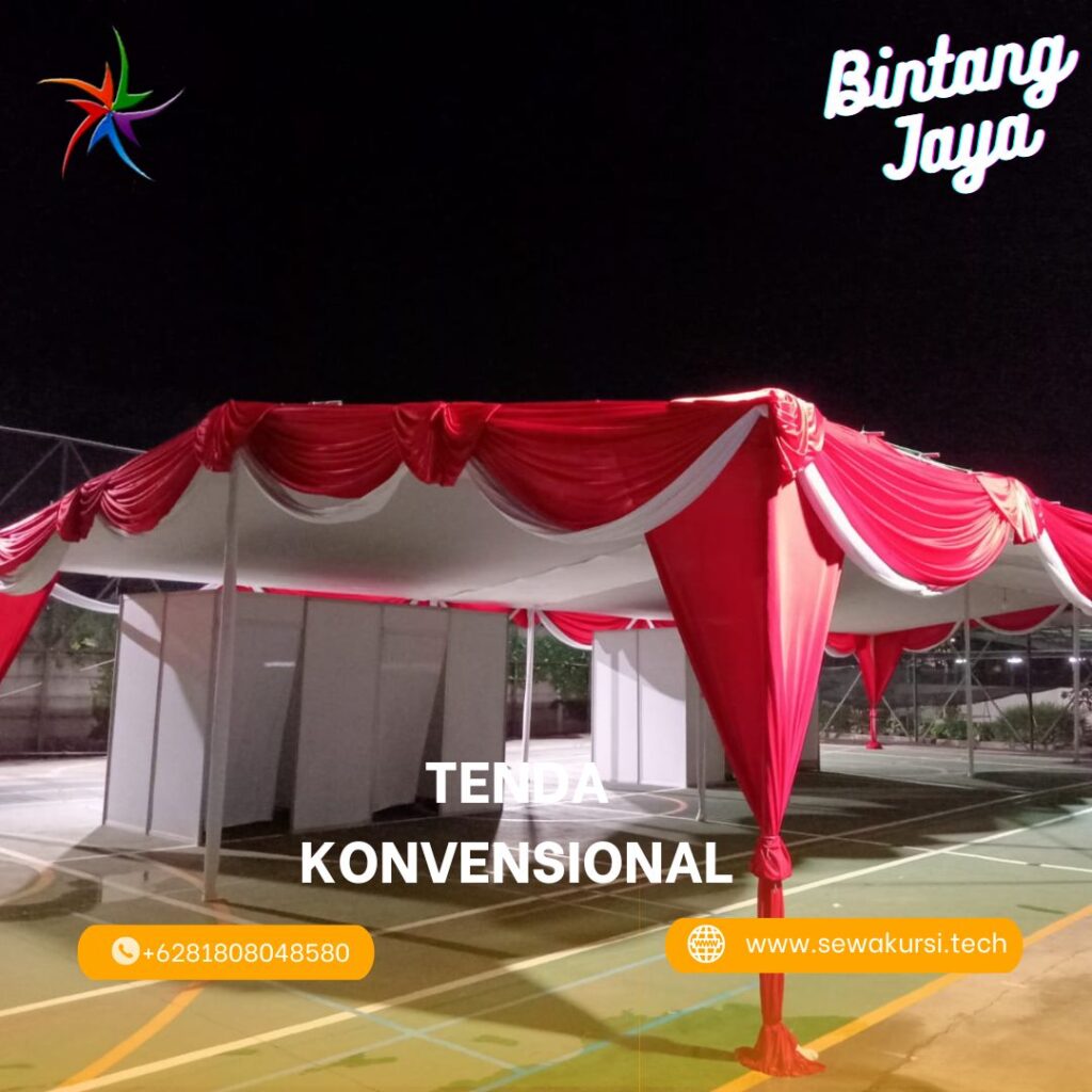 Sewa Tenda Konvensional Merah Putih Palmerah Jakarta Barat
