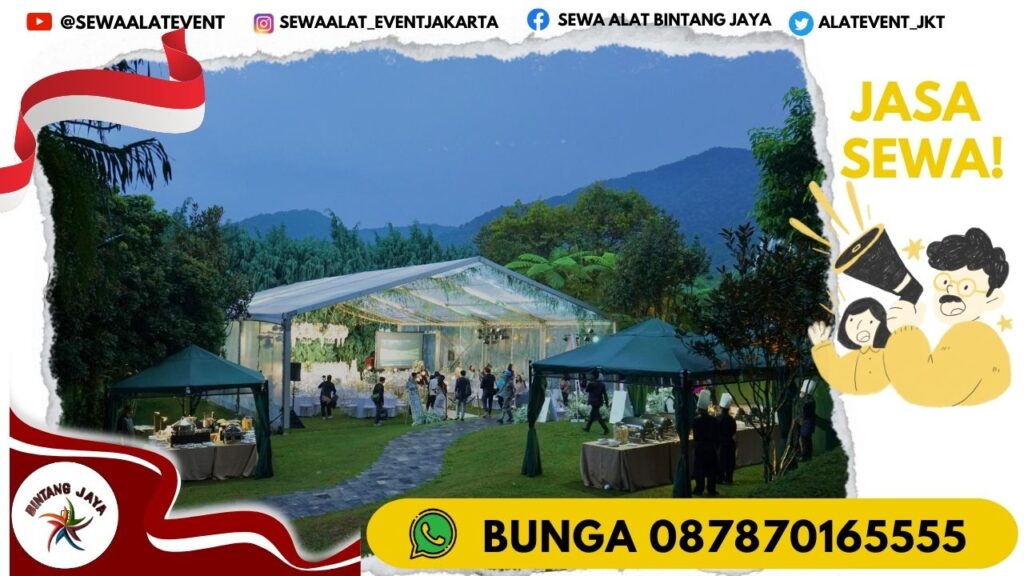 SEWA TENDA RODER DENGAN DEKORASI MEWAH UNTUK EVENT RAMADHAN DI JAKARTA 2024