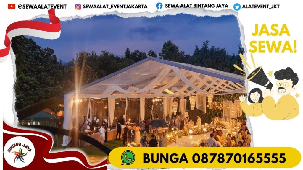 SEWA TENDA RODER DENGAN DEKORASI MEWAH UNTUK EVENT RAMADHAN DI JAKARTA 2024