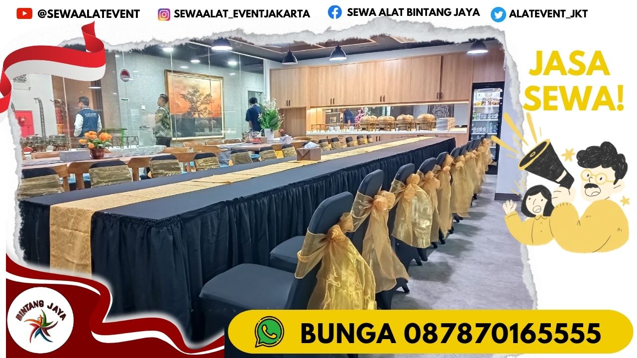 SEWA MEJA KOTAK POMI GOLD JAKARTA
