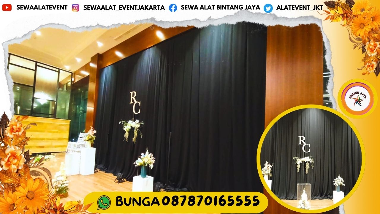 SEWA KAIN TIRAI HITAM LOTTO AREA GATOT SUBROTO JAKARTA