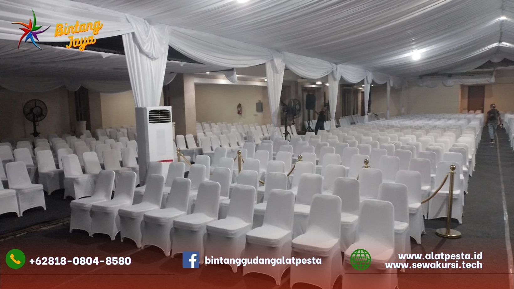 Layanan Sewa Kursi Event Hajatan Stok Ribuan Area Jakarta