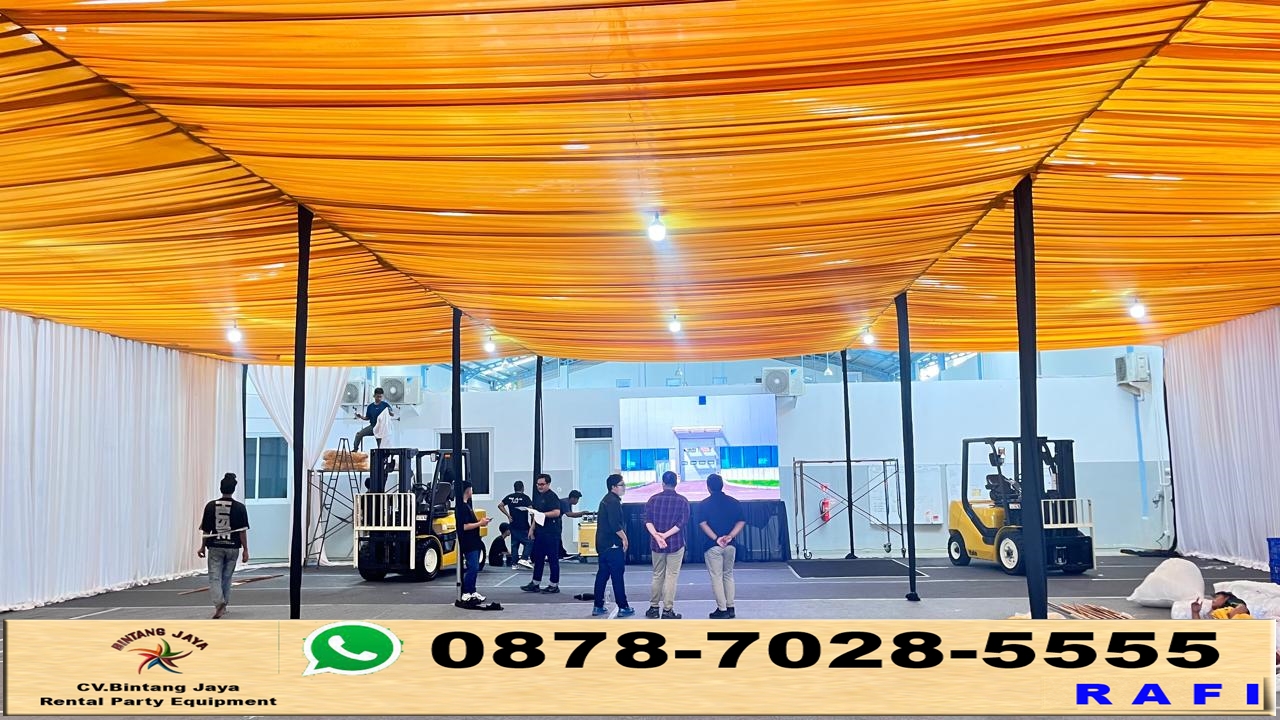 Jasa Sewa Tenda Serut Datar PT.Ulti Tangerang Banten
