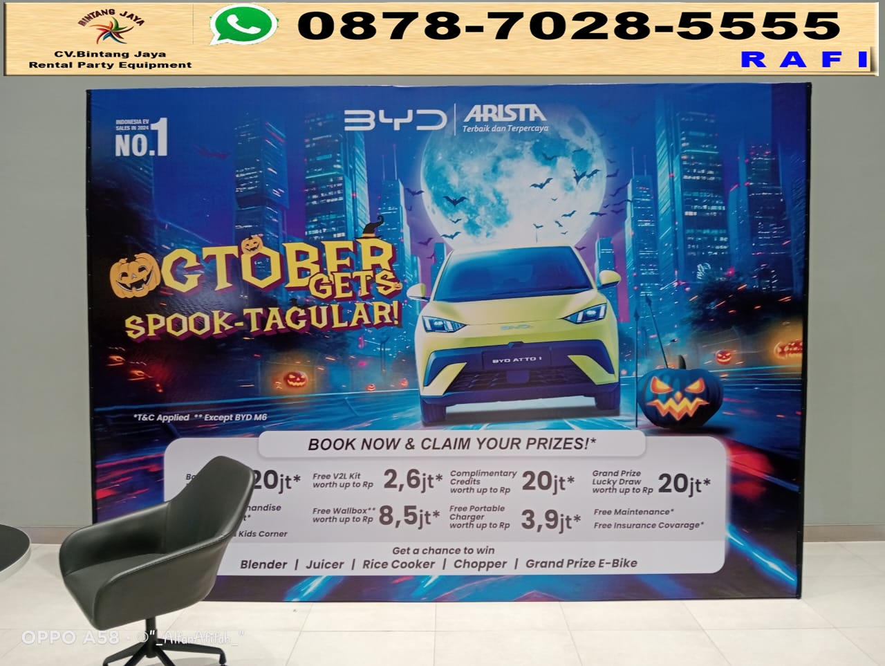 Jasa sewa Backdrop Event BYD Bekasi