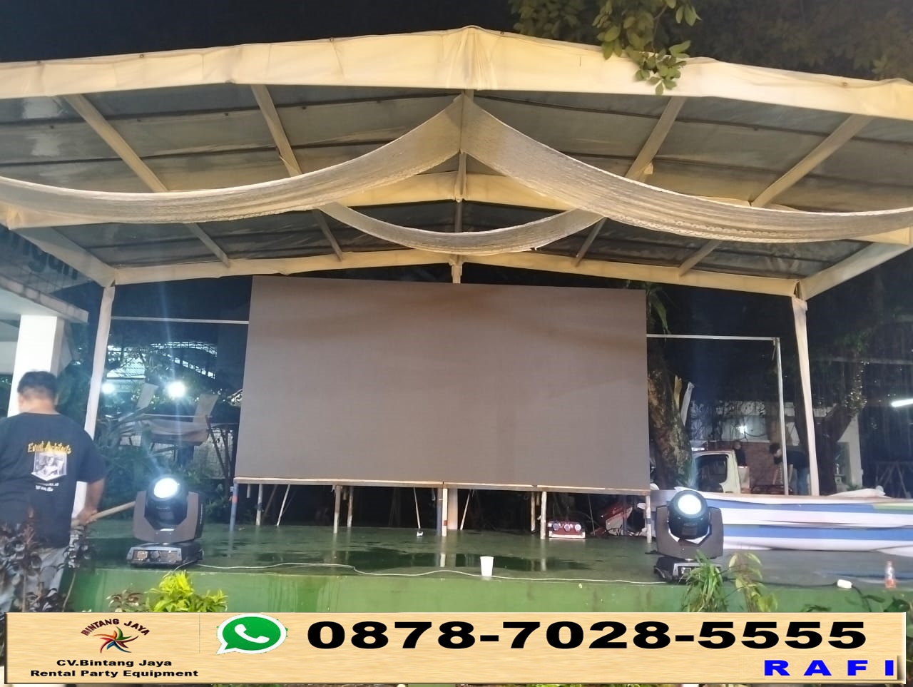 Sewa Tenda Transparan Dekor Juntai Area Bogor